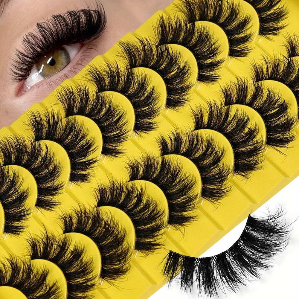 Dramatic Black False Eyelashes